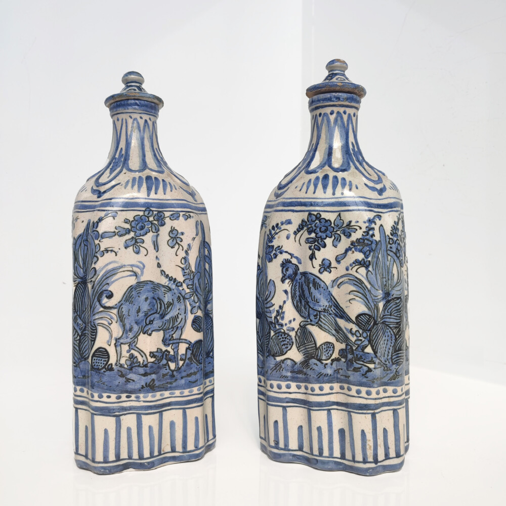 bottiglia maiolica ligure