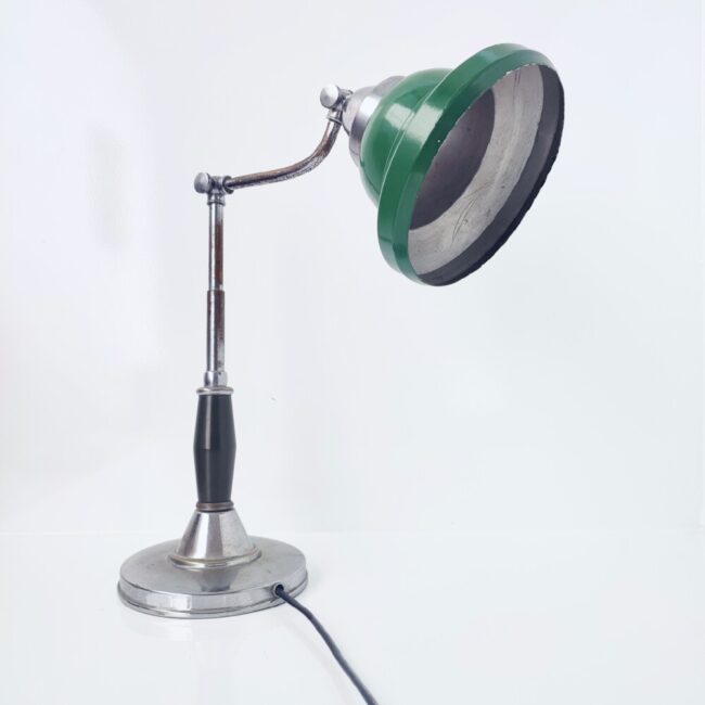 Lampada ministeriale vintage Lariolux in metallo