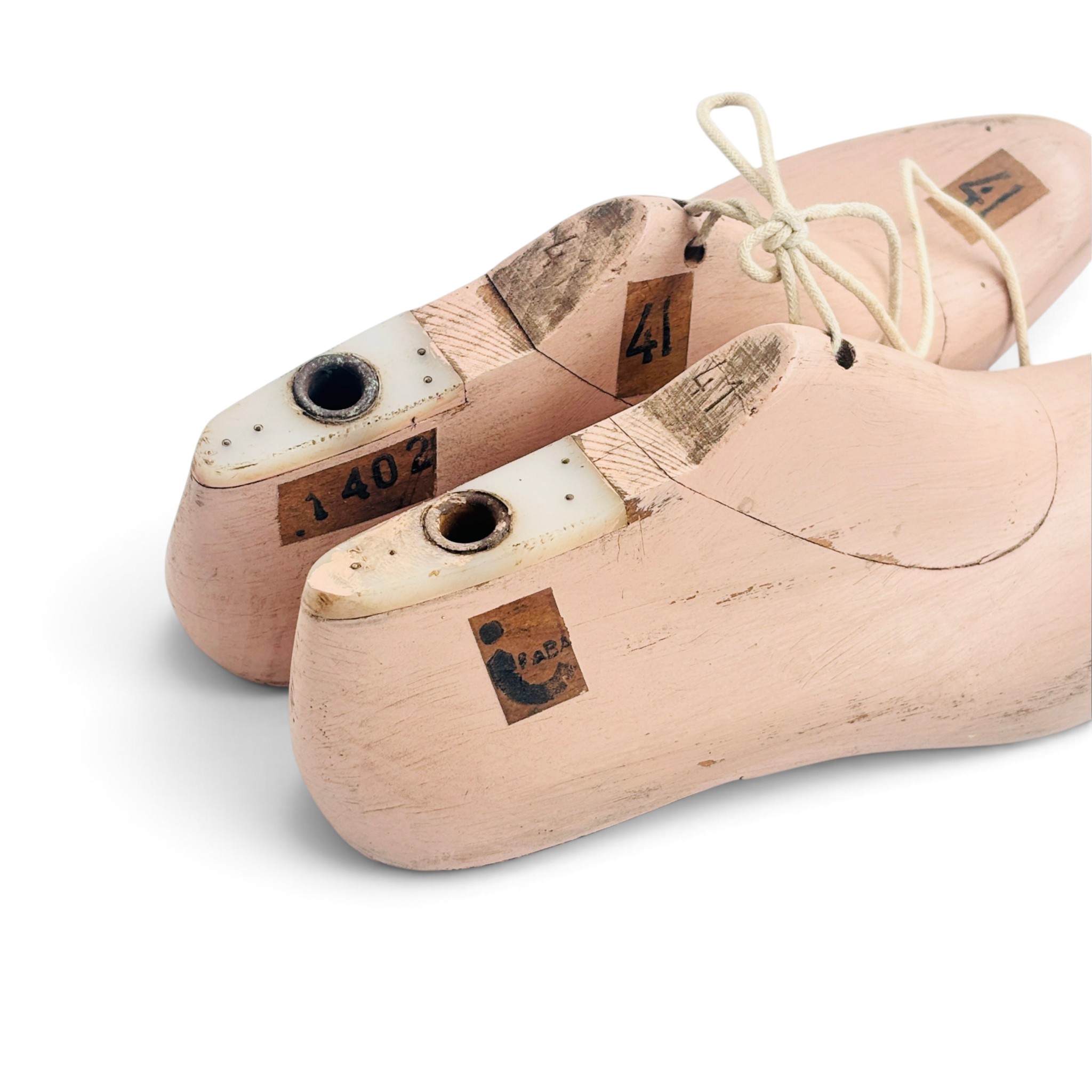 forma scarpe da calzolaio in legno vintage