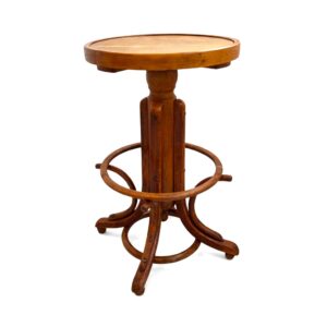 sgabello in legno vintage regoalbile in stile thonet